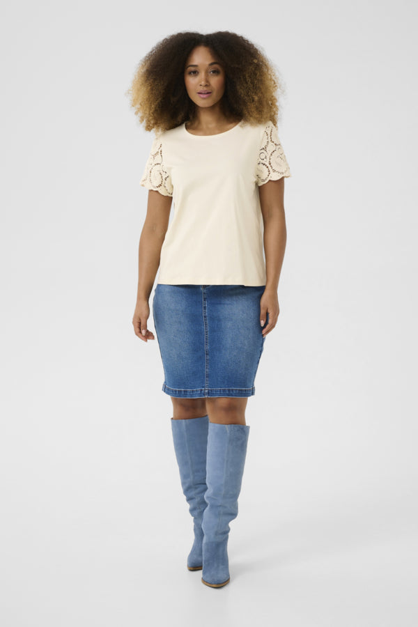 T-Shirt - Cream - 10613983