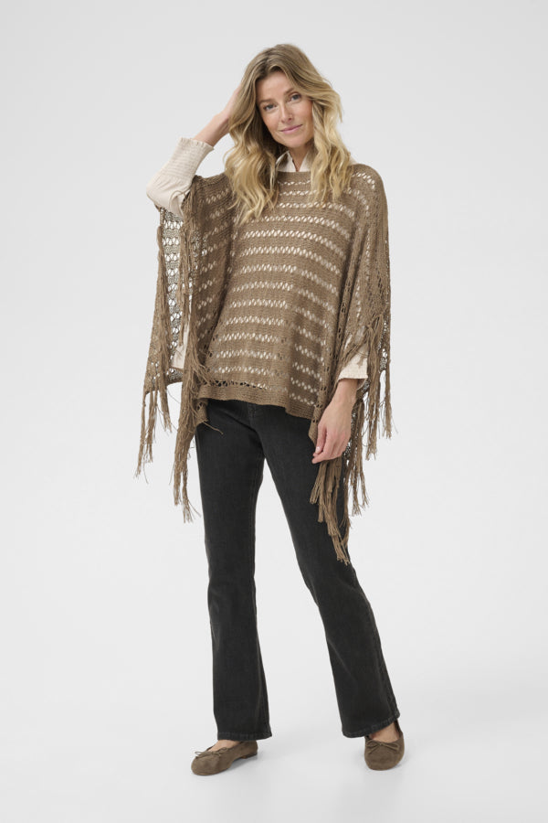Poncho - Cream - 10614023