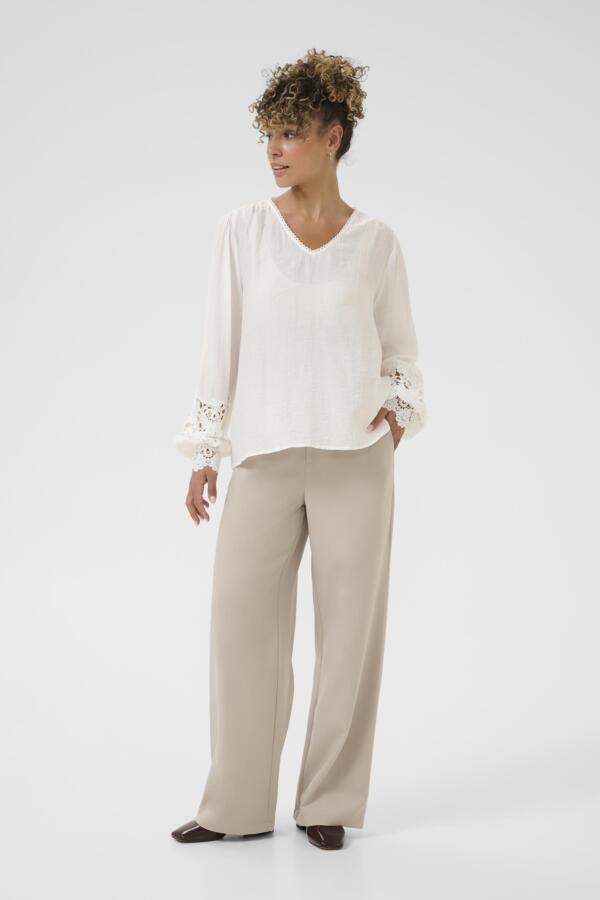 Blouse - Cream - 10614427B