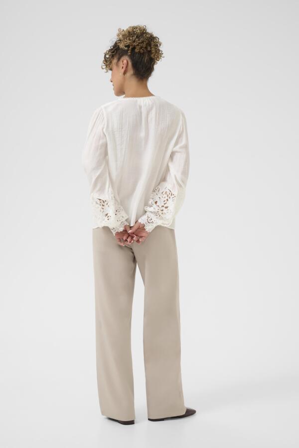 Blouse - Cream - 10614427B