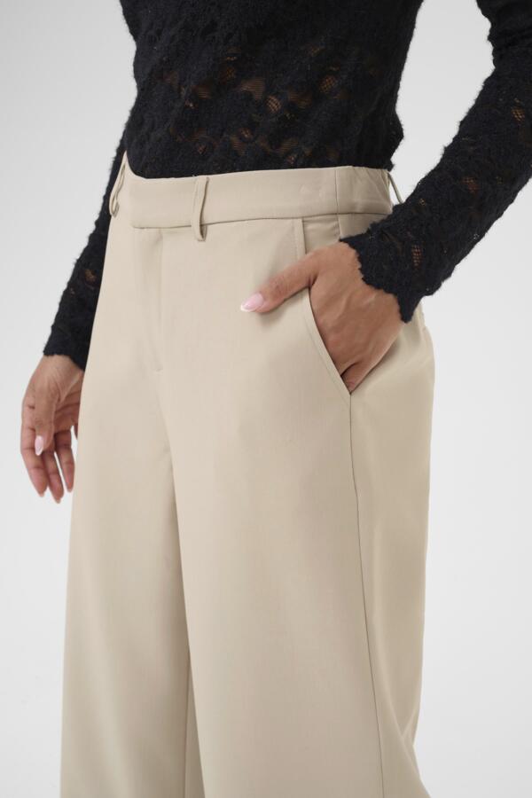 Trousers - Cream - 10614455B