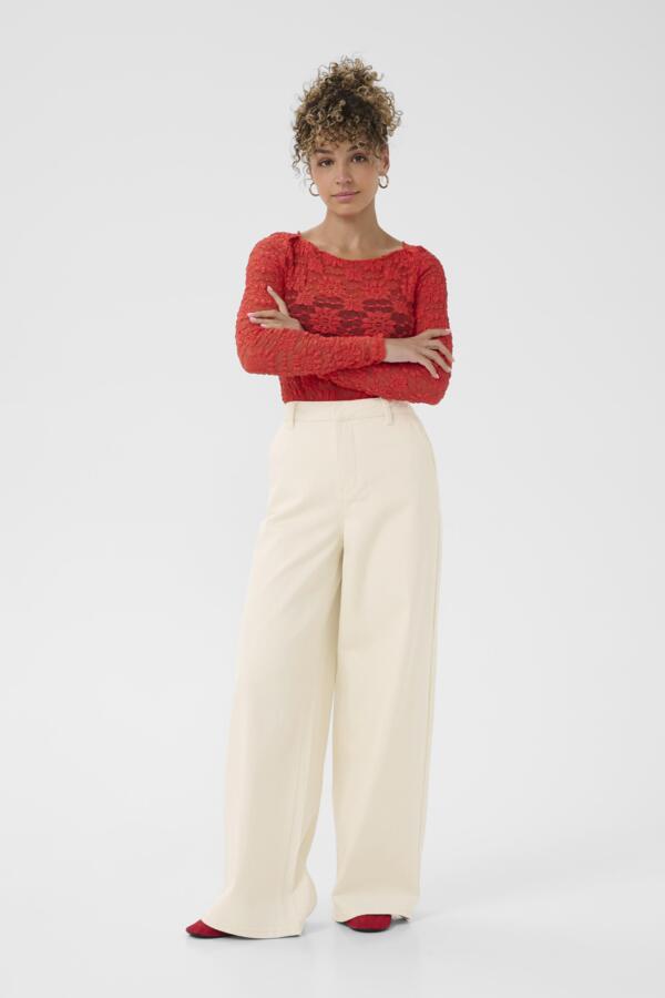Trousers - Cream - 10614648