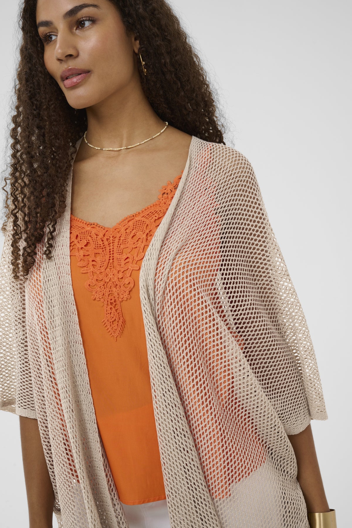 Cardigan - Cream - 10615048