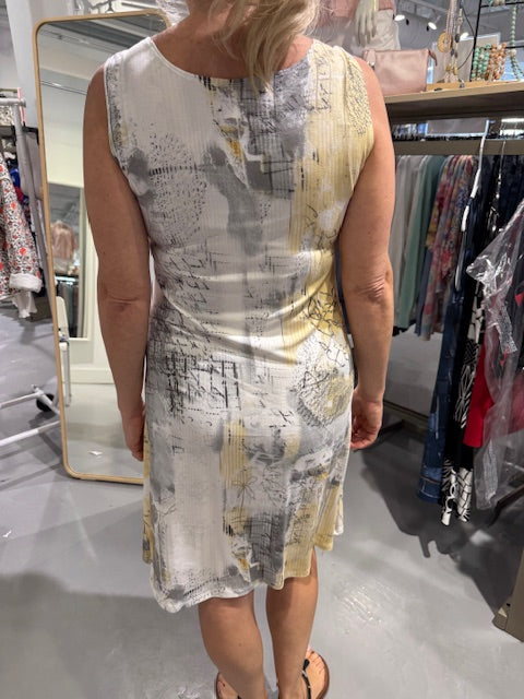 Robe Julia Divina 1015-GRIS-JAUNE