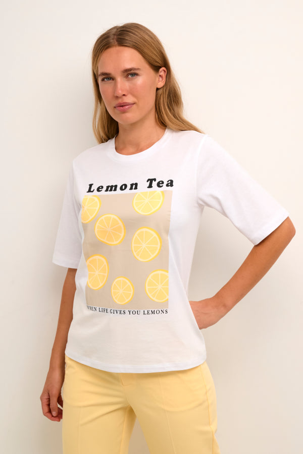 Kaffe T-shirt 10508474-LEMON