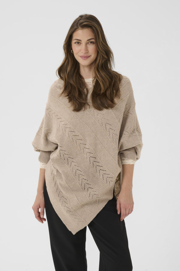Puncho - Cream - 10610828B