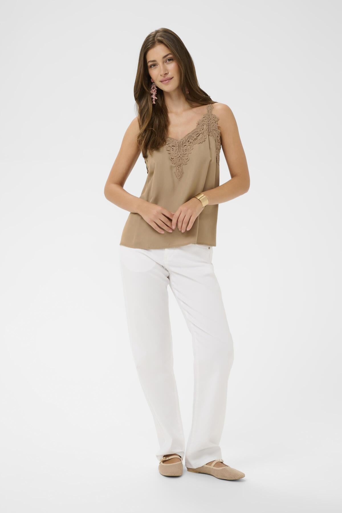 Top - Cream - 10611224