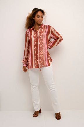 Blouse Cream 10612398-REDWOOD