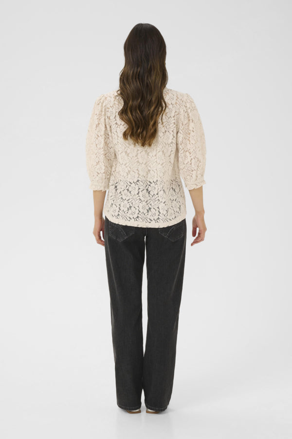 Blouse - Cream - 10612448
