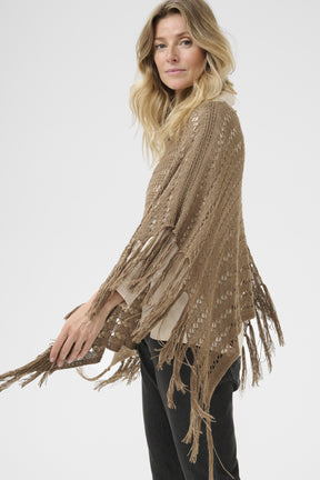 Poncho - Cream - 10614023