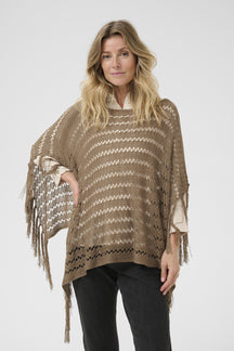 Poncho - Cream - 10614023