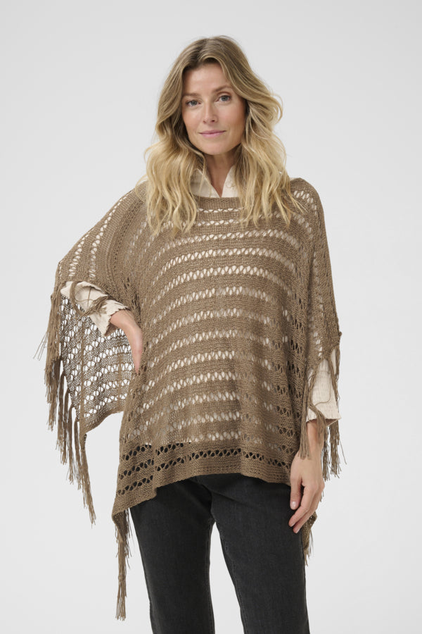Poncho - Cream - 10614023