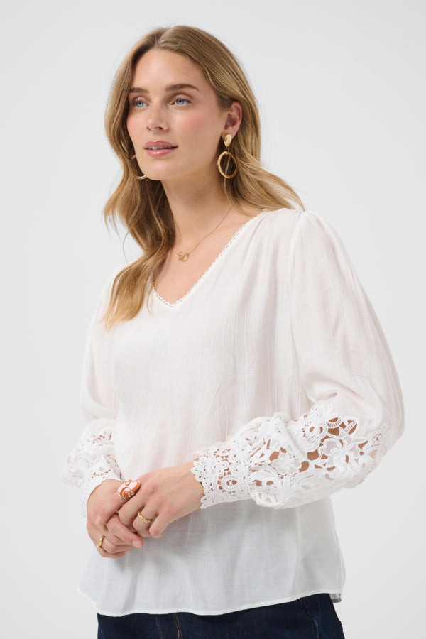 Blouse - Cream - 10614427