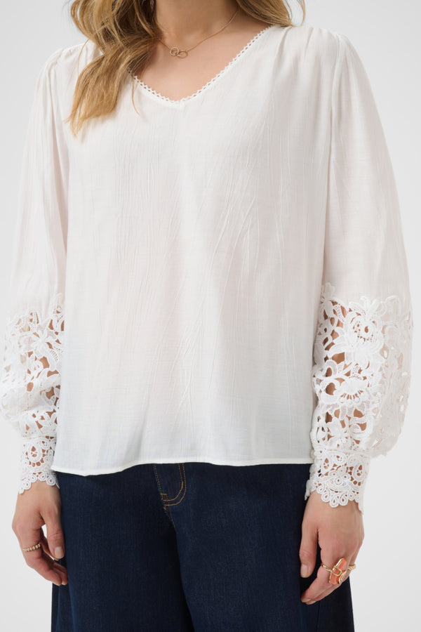 Blouse - Cream - 10614427