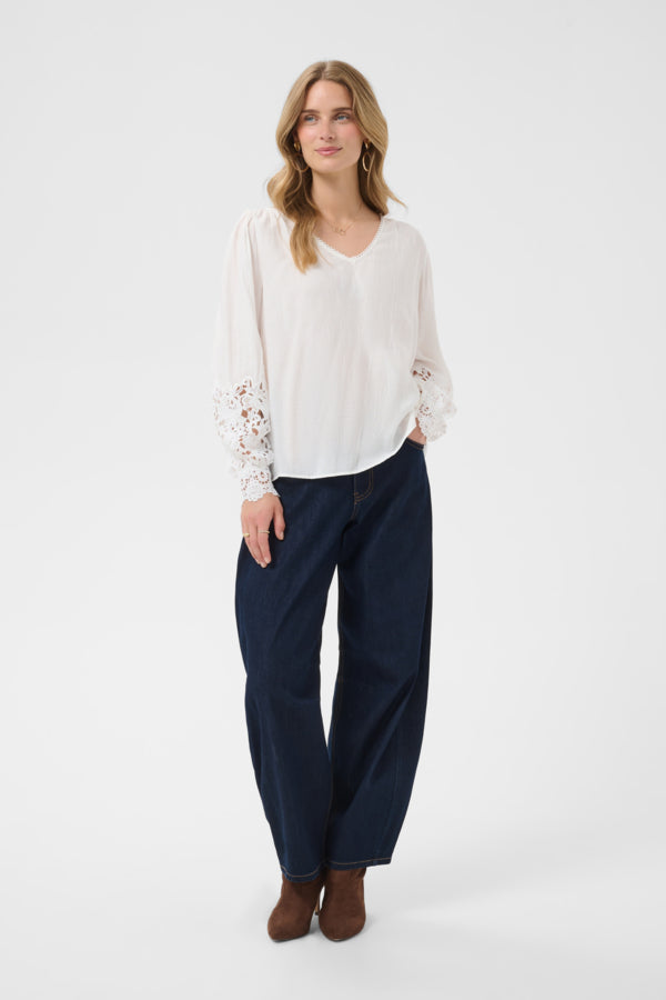 Blouse - Cream - 10614427