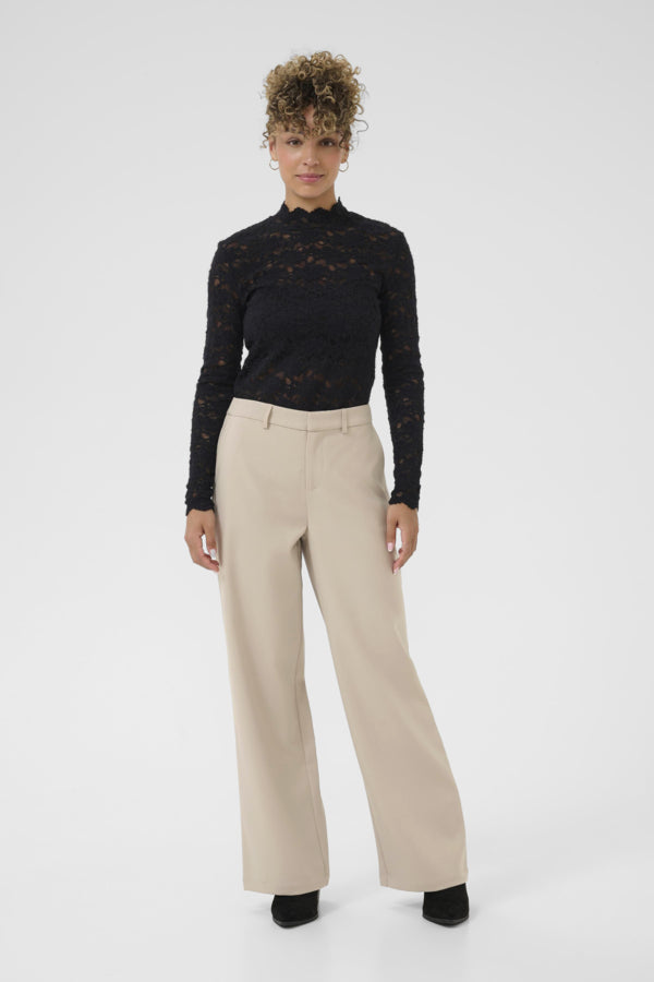 Trousers - Cream - 10614455B