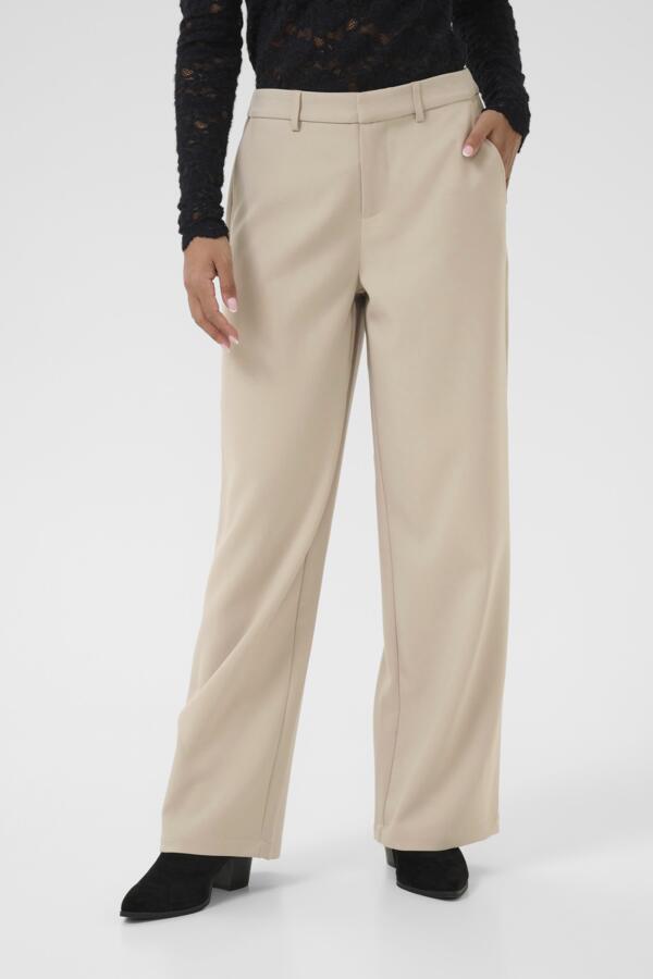 Trousers - Cream - 10614455B