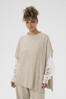 Poncho - Cream - 10614476