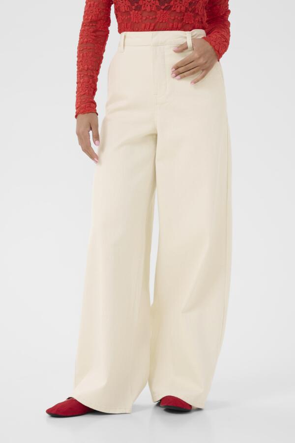 Trousers - Cream - 10614648