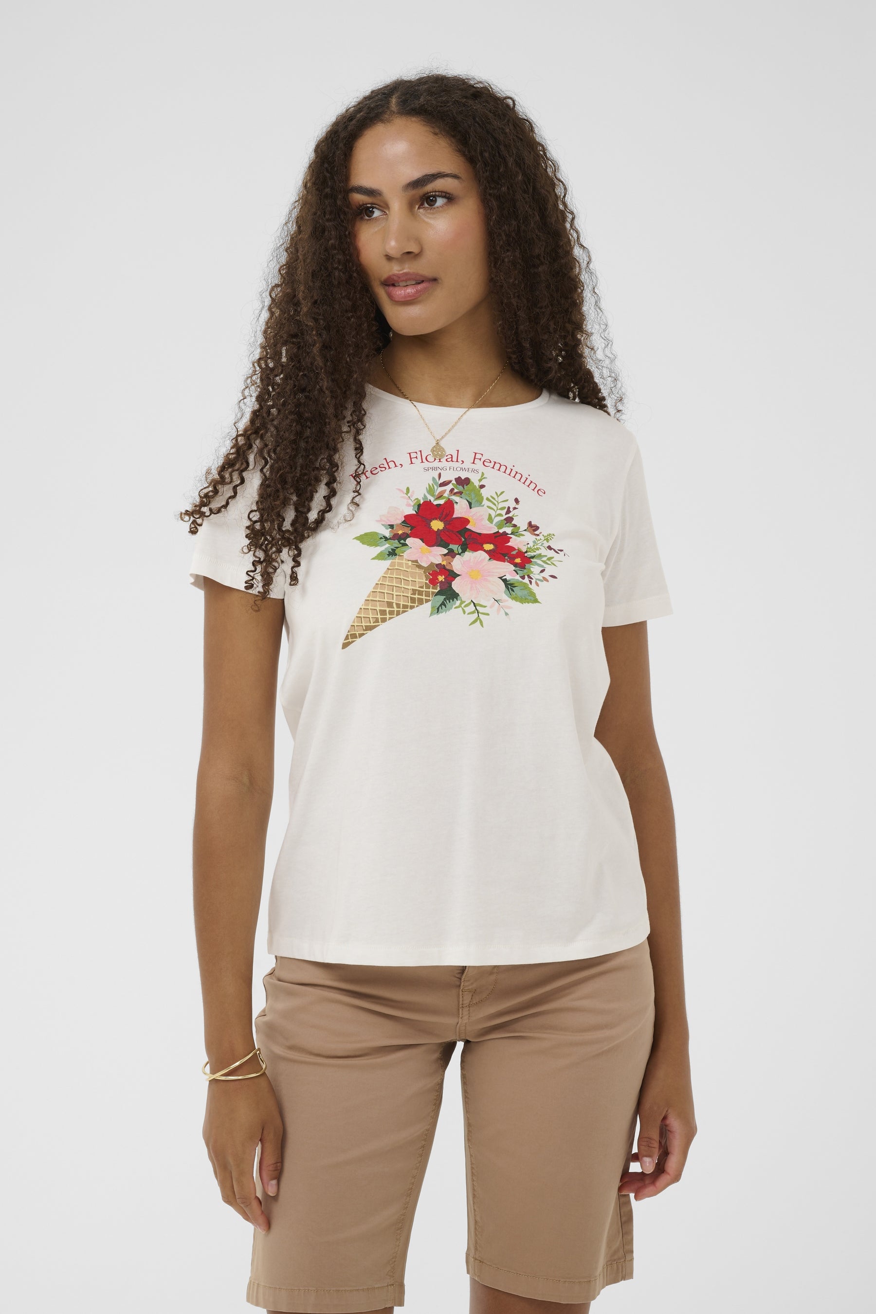 T-Shirt - Cream - 10614869