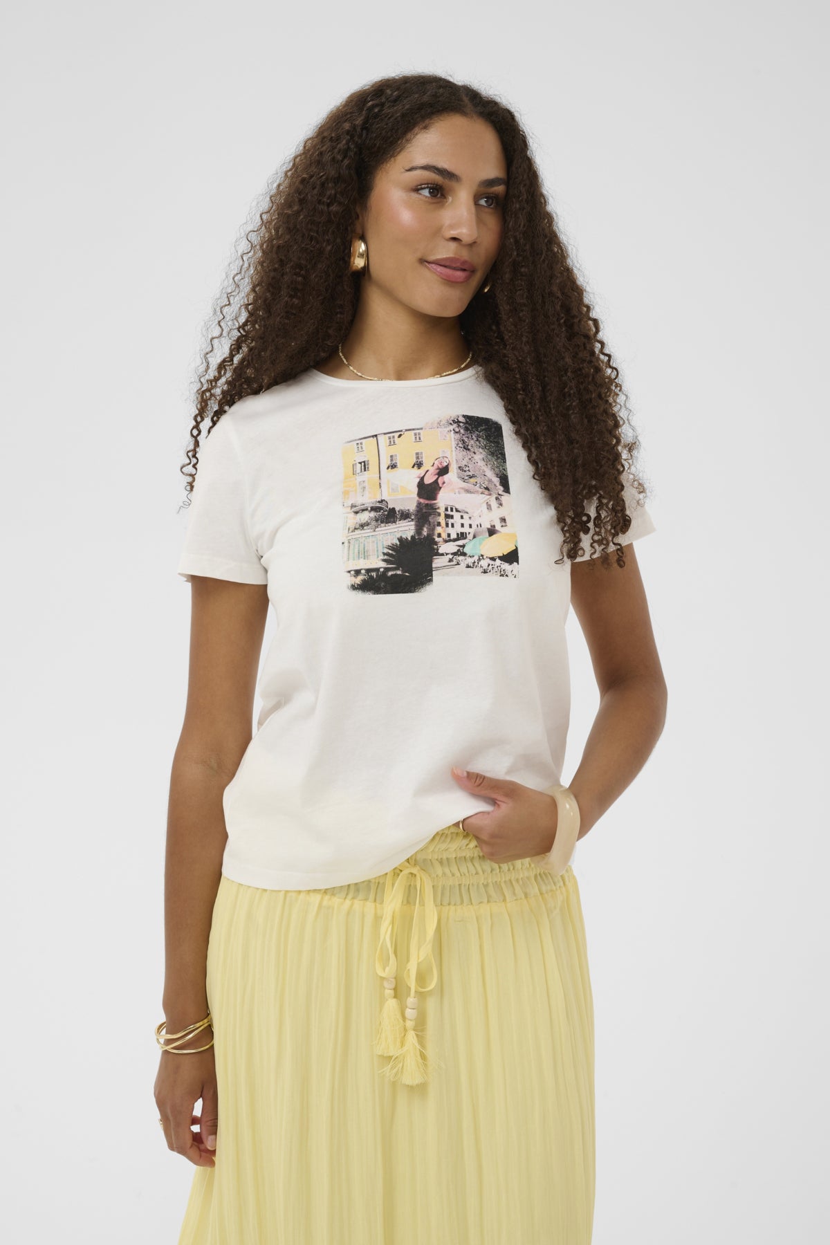 T-Shirt - Cream - 10615085