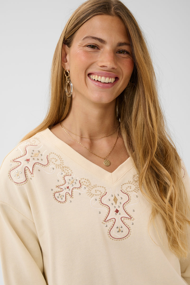 Sweater - Cream - 10615194