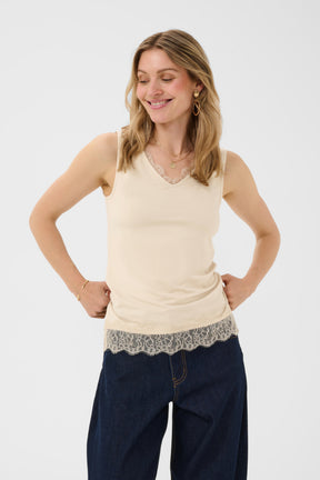 Top - Cream - 10615546