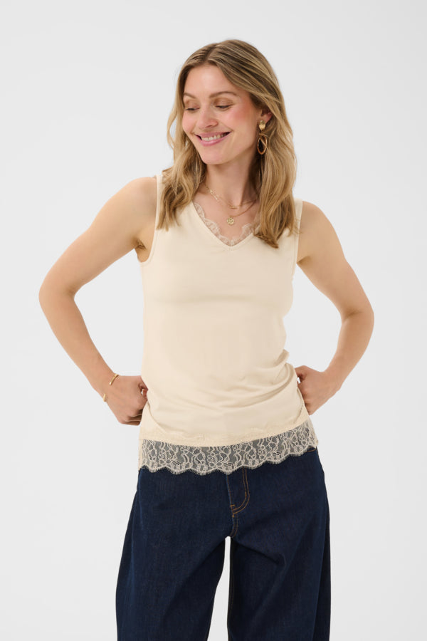 Top - Cream - 10615546