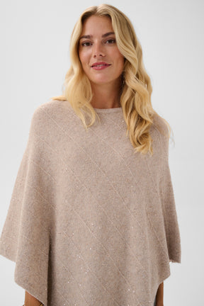 Poncho - Cream - 10615557