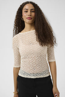T-Shirt - Cream - 10615734