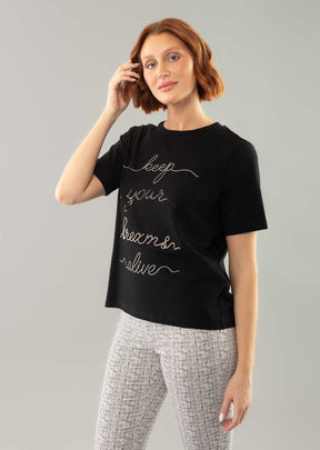 Lisette T-shirt L 1158434-BLACK