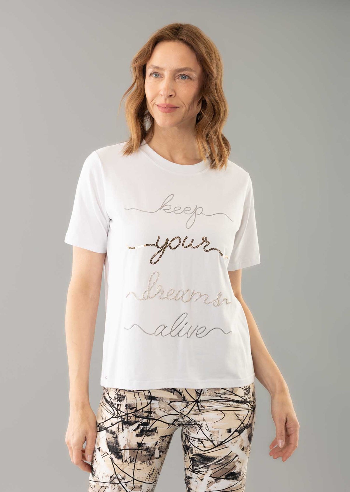 Lisette T-shirt L 1158434-WHITE