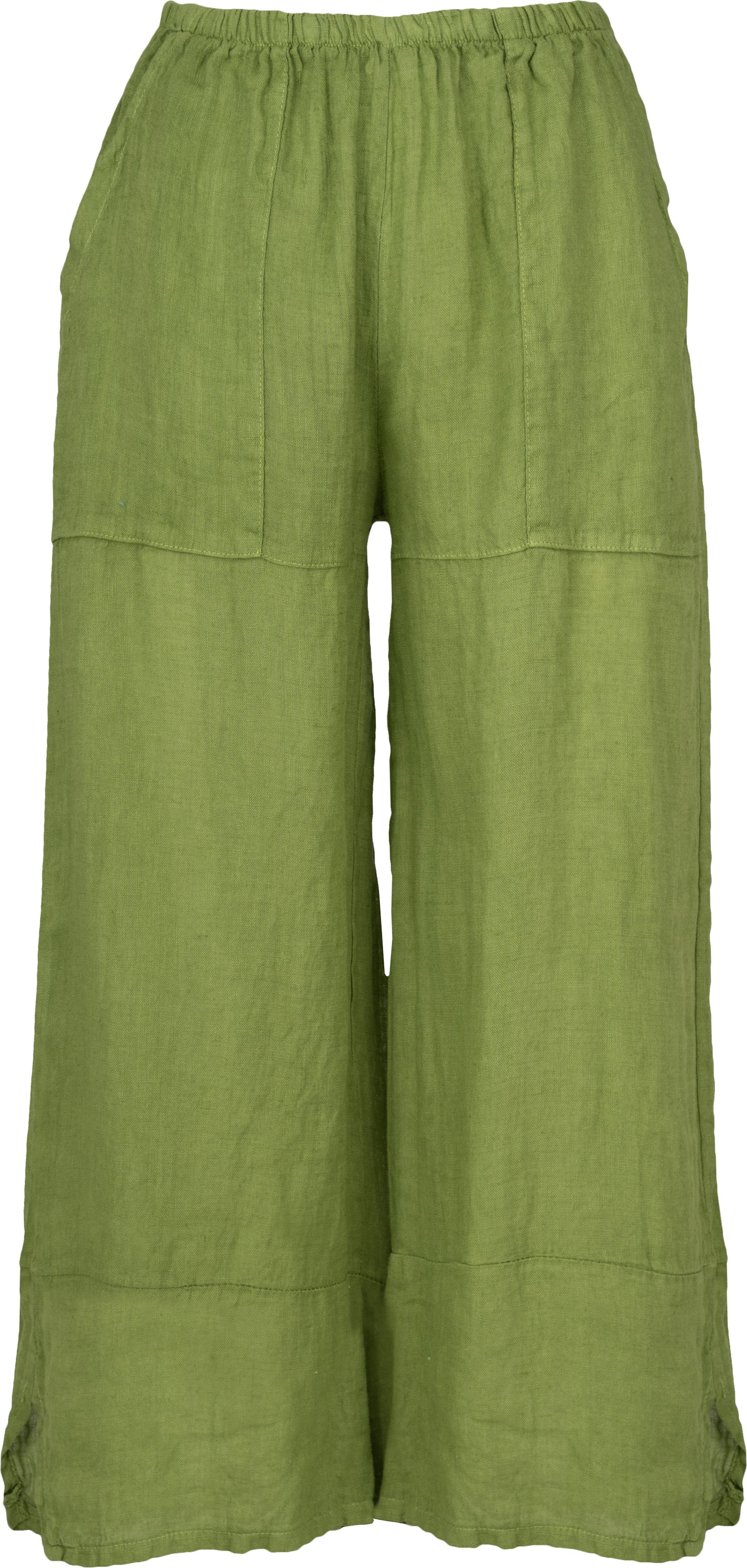 Linen pants M Italy 13/6262-GREEN