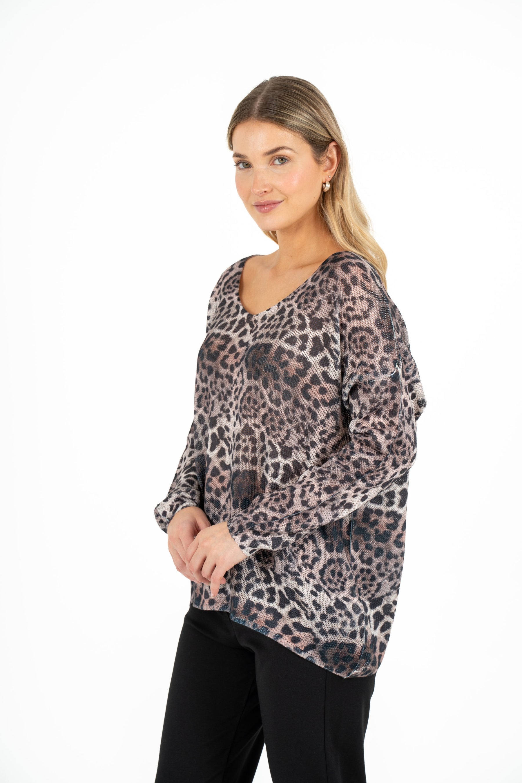 Chandail M Italy 33-9008-LEOPARD