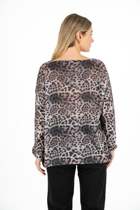 Chandail M Italy 33-9008-LEOPARD