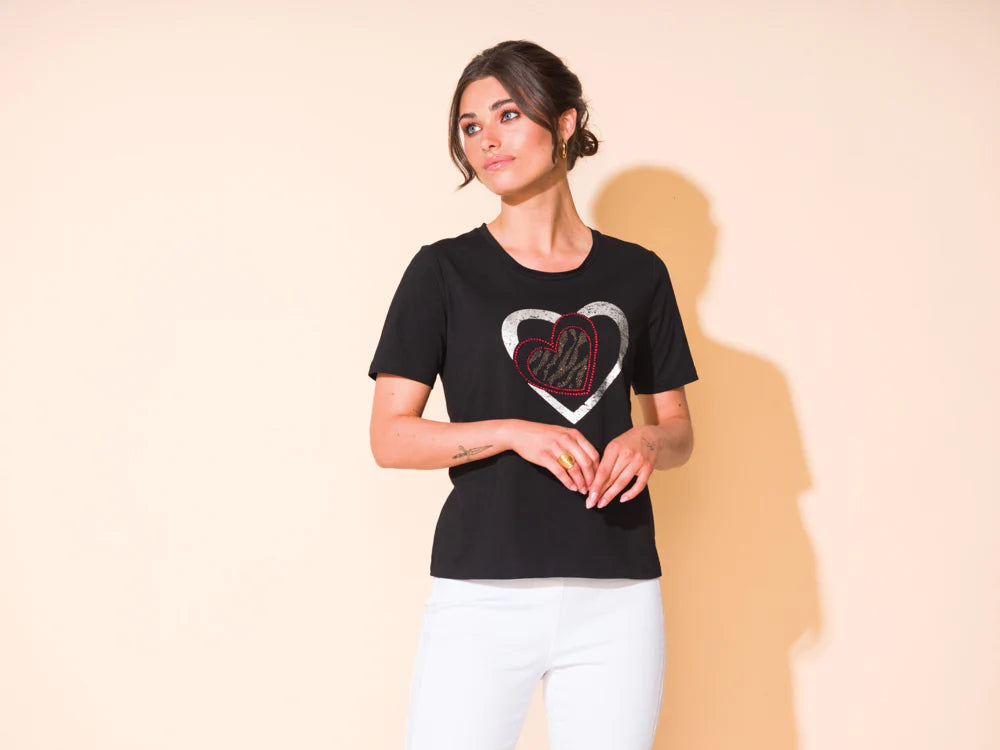 Alison Sheri T-shirt A43320-BLACK