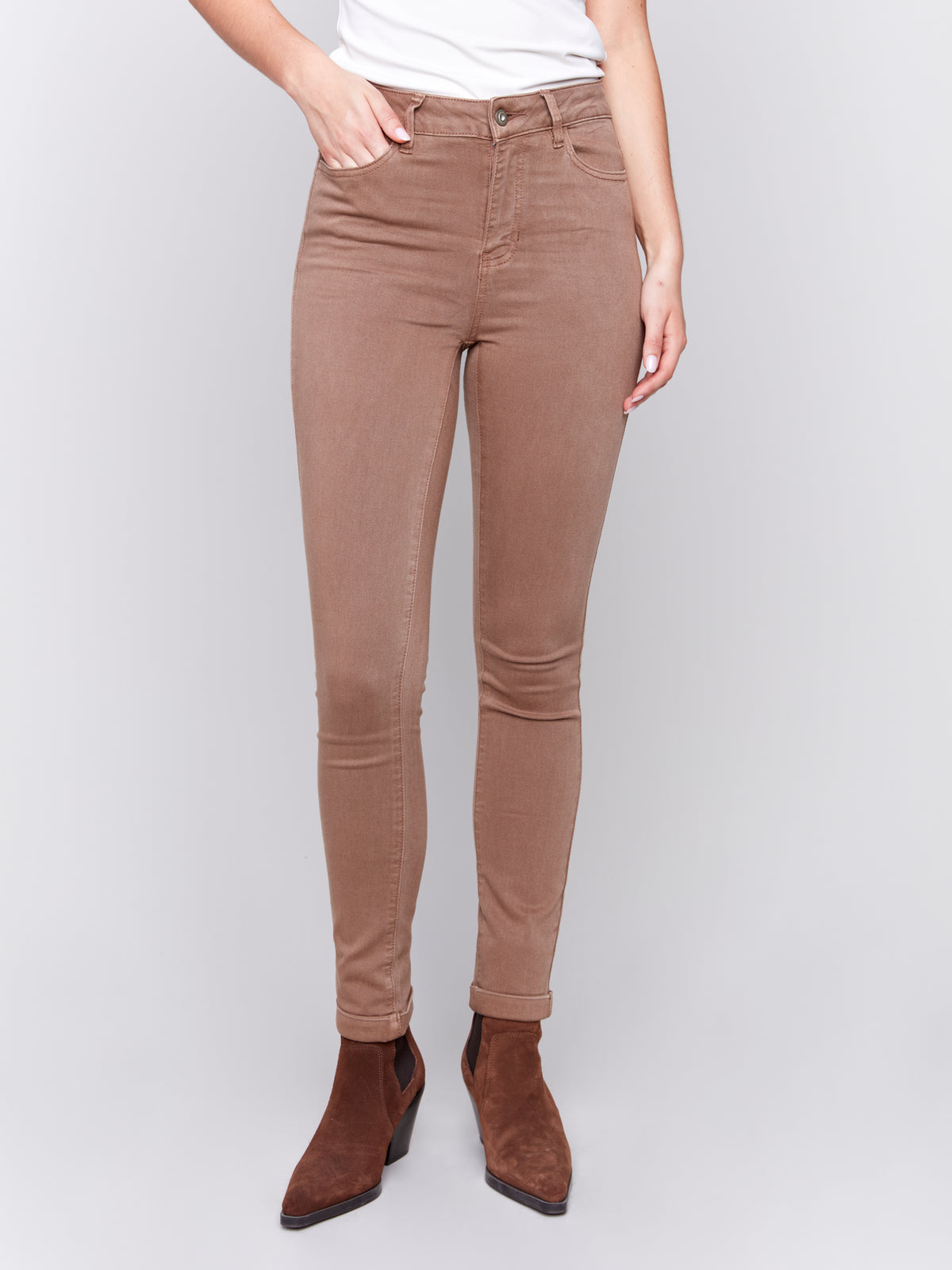 Jeans Charlie B C5309-TRUFFE