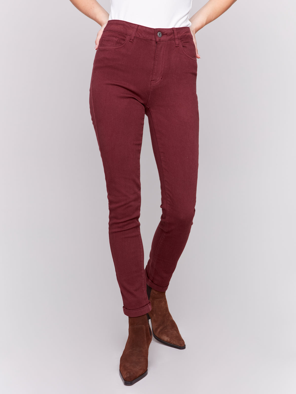 Jeans Charlie B C5309-CABERNET