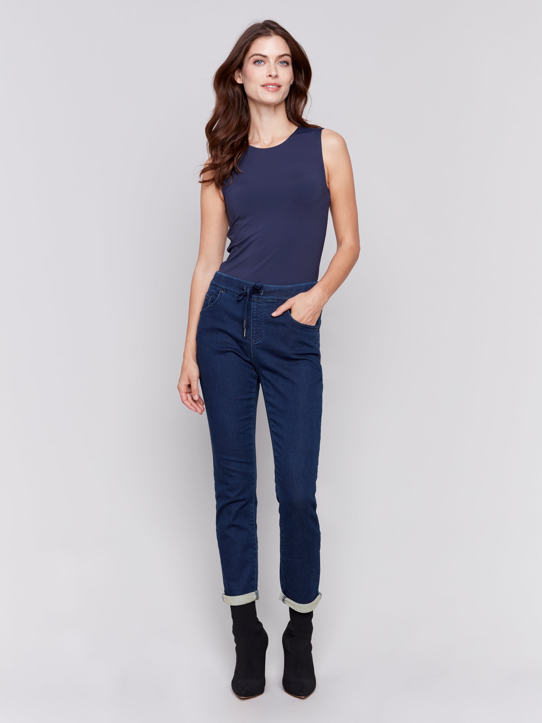 Jeans Charlie B C5347-BLUE-BLACK