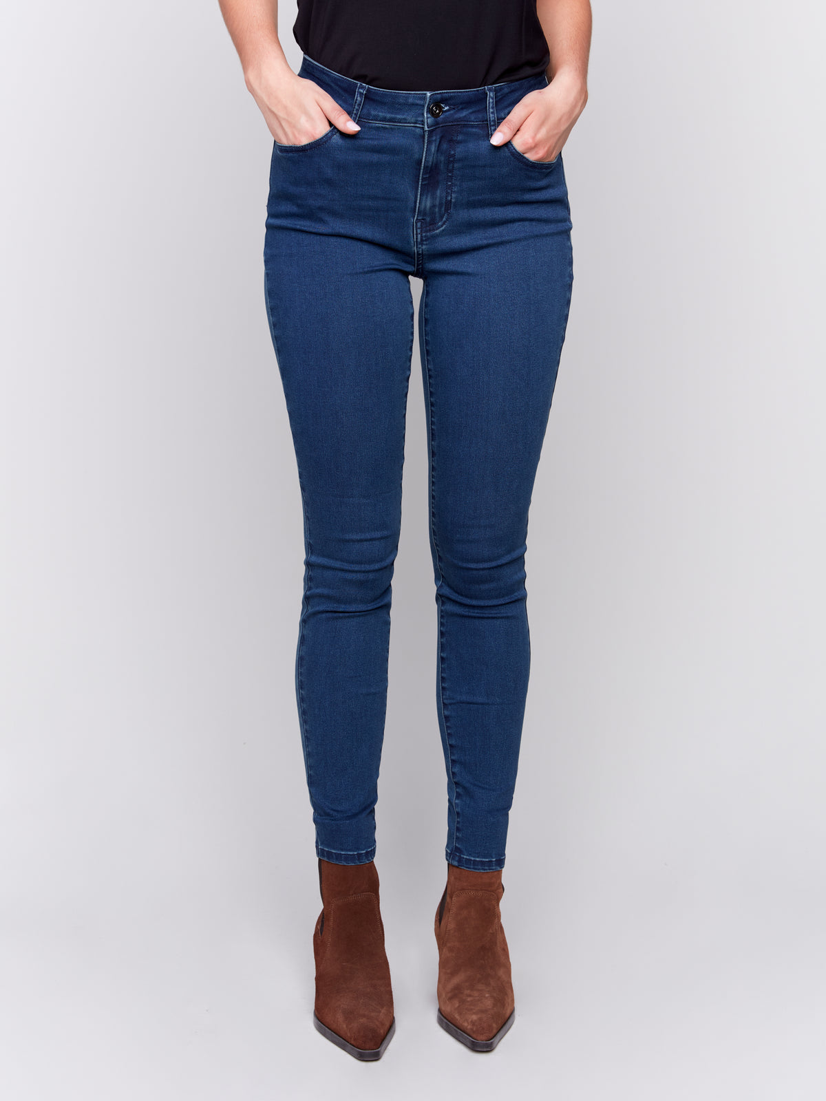 Jeans Charlie B C5370-BLUE-BLACK