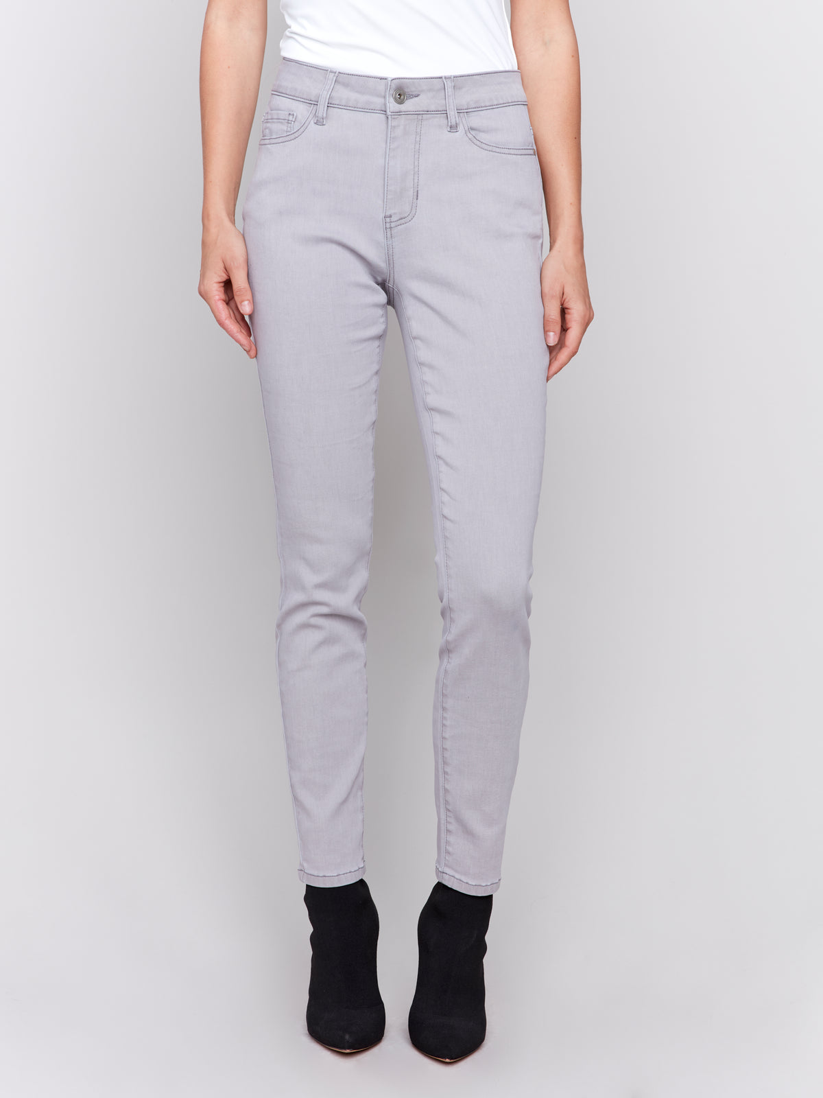 Pantalon Charlie B C5370-GRIS