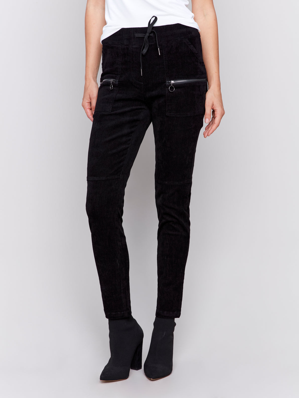 Pantalon Charlie B C5438-NOIR