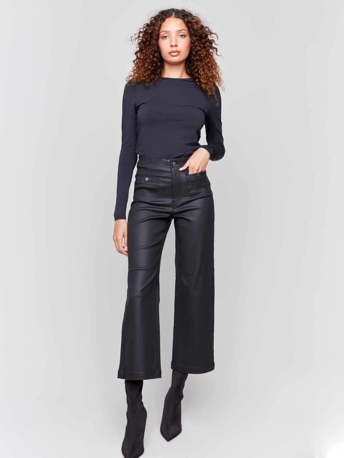 Pantalon Charlie B C5562-NOIR