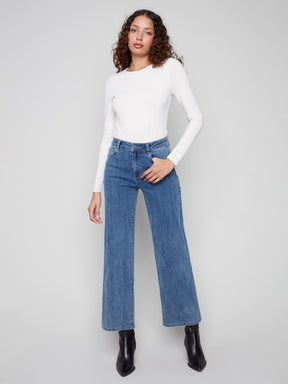 Jeans - Charlie B - C5630-coeur