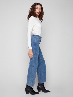 Jeans - Charlie B - C5630-coeur