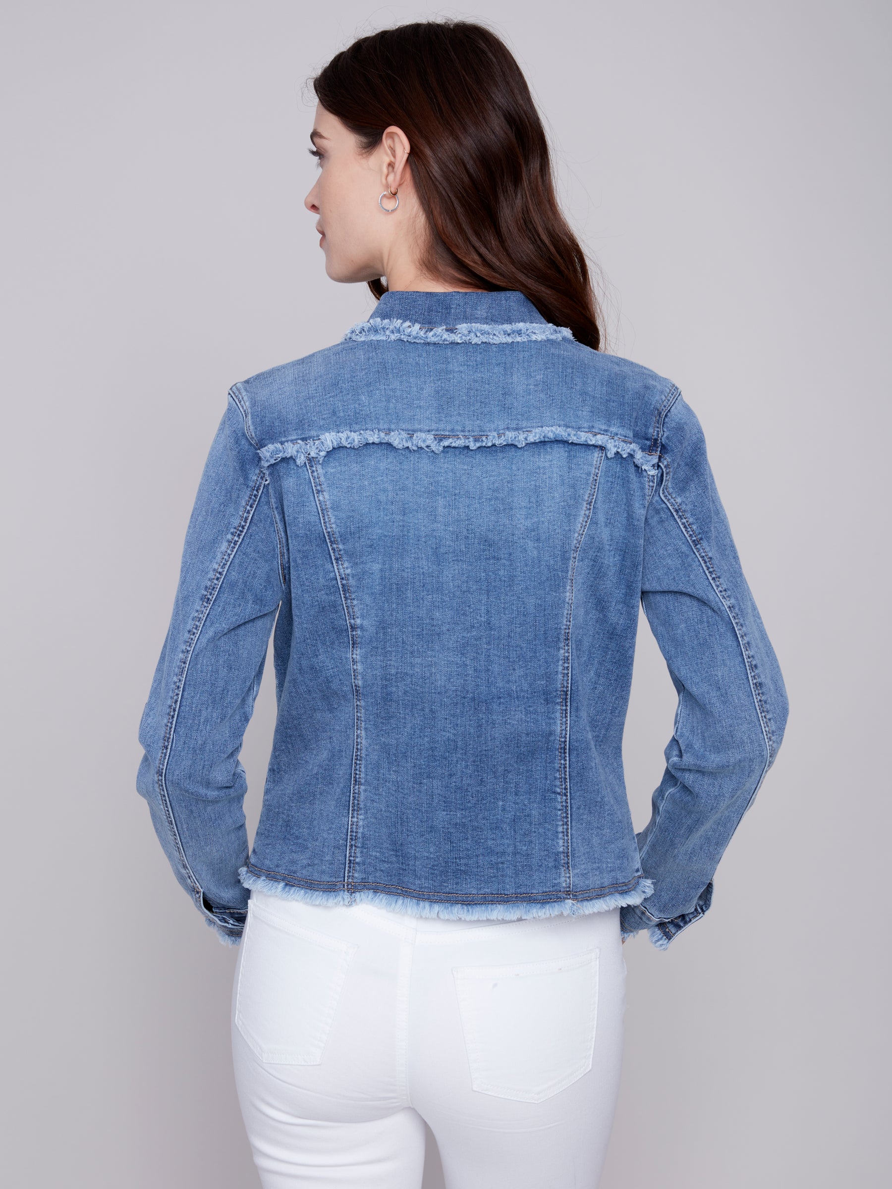 Jeans jacket Charlie B C6233-BLUE-MEDIUM
