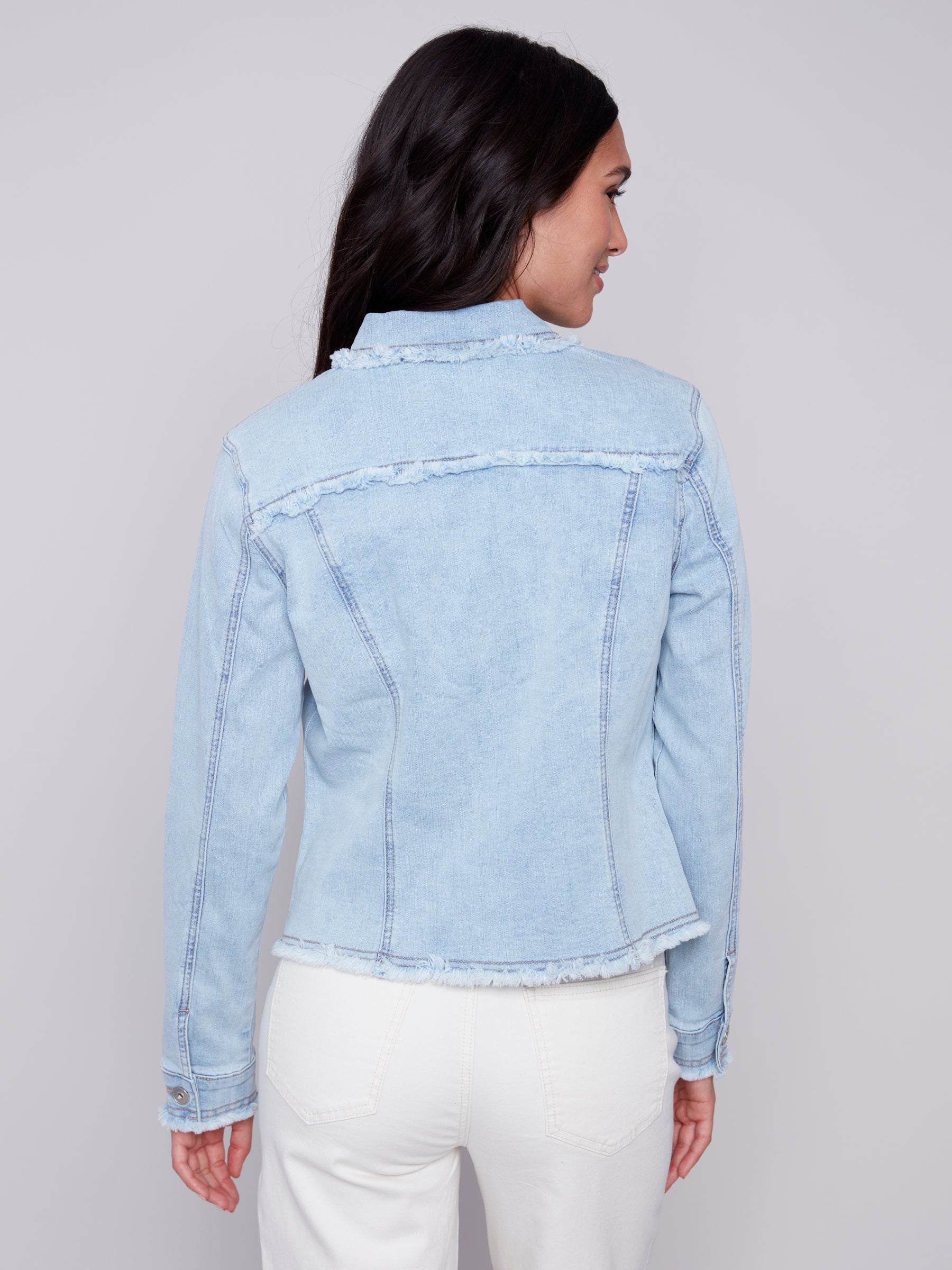 Jeans jacket Charlie B C6233-BLUE-WASHED