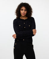 Cardigan Esqualo F2402515-NOIR