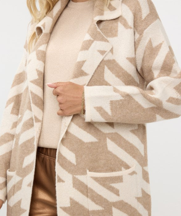 Cardigan Esqualo F2418507-BEIGE