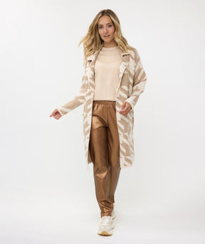 Cardigan Esqualo F2418507-BEIGE